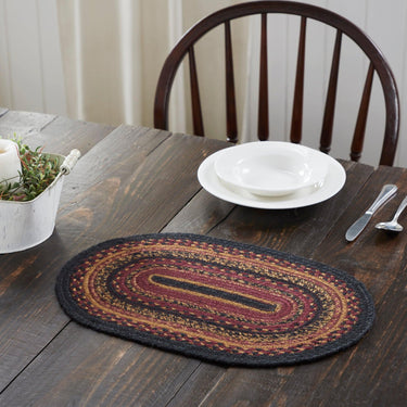Heritage Farms Jute Oval Placemat 10x15 VHC Brands - The Fox Decor
